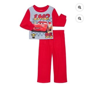 Disney Cars Toddler Boys Red 2 PC Pajama Set Size 5T